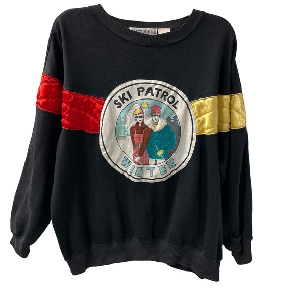 Vintage Tops - Vintage 80’s Marcy ‘N Me II by Patrick Lee Ski Patrol Pullover Extra Large